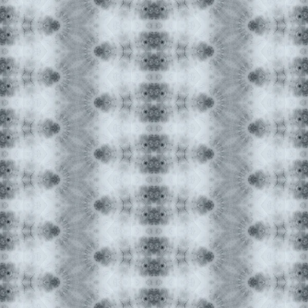 Colore Grigio Modello Bohemien Striscia Astratta Ikat Batik Batik Geometrico — Foto Stock