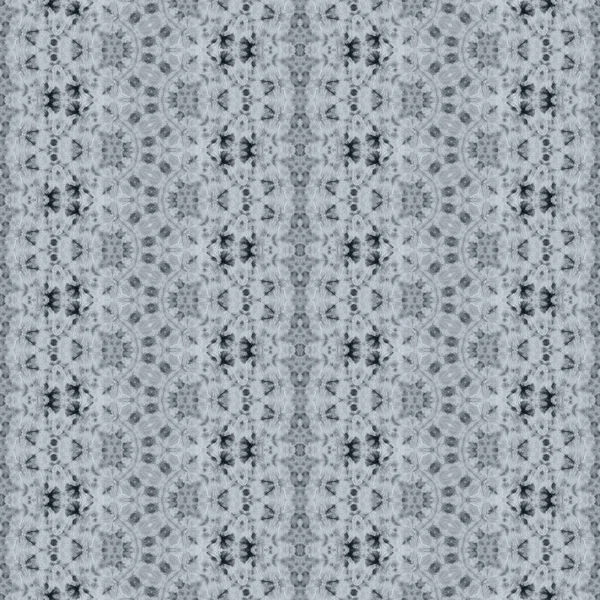 Gray Color Bohemian Pattern Seamless Stripe Boho Batik Gray Colour — Stock Photo, Image