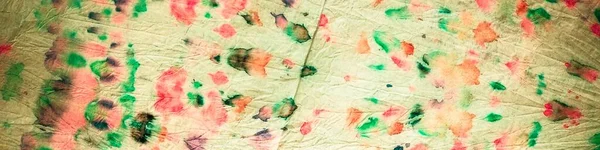 Tie Dye Neon Abstract Watercolor Червоне Світло Ікат Паттерн Зелена — стокове фото