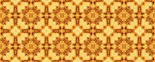 Texture Florale Espagnole Marron Maroc Carrelage Sans Fin Carrelage Batik — Photo