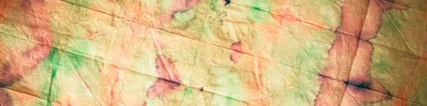 水彩画 红光Ikat纹理 绿色条纹绿色设计 Shibori潜水模式 红领带带 红领带带 红光染色水彩图案 Tie Dye效果纹理 — 图库照片