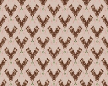 Grafik kağıdı. Çizilmiş Tırmık. Kahverengi coğrafi doku. Dalgalı Şablon. Kusursuz Boya Çizimi. Renkli Basit Boya. Satır Zarif Yazdırma. Mürekkep Taslak Deseni. El şablonu. Renkli Geometrik Tasarım