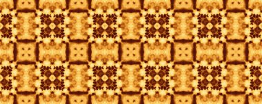 Sarı Vintage Mystic Doku. Karanlık Etnik Çiçek Boho. Parlak kabile geometrik tasarımı. Soyut Floral Ikat. Oriental Geometric Ink. Arap Geometrik Batik Boyası. Kahverengi Çiçek Yazdırma