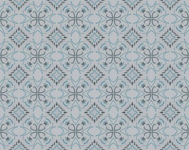 Fas Geometrik Desenli Döşeme. Mavi Hint Etnik Tasarımı. Mavi Etnik Yazdırma. Gri Fas Sonsuz İkat. Klasik Kusursuz Doku. Mavi Çiçek Batik Boho. Doğulu Geometrik Çiçek Döşemesi.