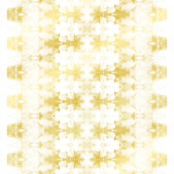 Gouden Verf Goud Geo Abstract Witte Tribal Borstel Geometrische Patroon — Stockfoto
