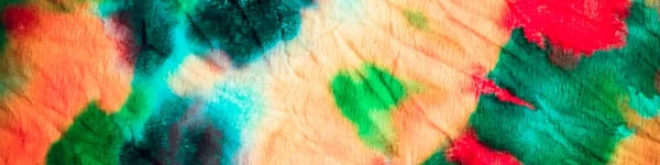 Tie Dye Neon Gradient Watercolor Текстура Червона Смуга Ікат Зелена — стокове фото