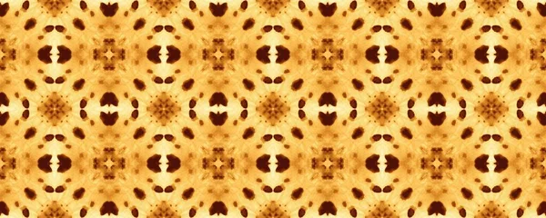 Brown Lisbon Floral Flower Acid Ornate Experiment Design Uzbekistan Endless — Fotografia de Stock