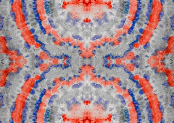 Lave Tie Dye Grunge Pincel Abstrato Criativo Vermelho Mancha Cor — Fotografia de Stock