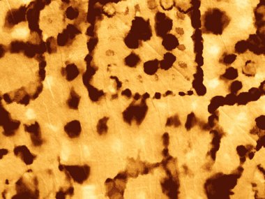 Çizgili İnek Doğal Grunge. Bronz Çizgili Suluboya Eski Kırsal Döküm Kağıdı. Tan Light Antika Leke. Sarı Sıcaklık Sıkıntılı Şekil. Kırsal Eski Su Rengi Grunge. Bronz Parşömen Dokusu.