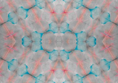 Boyalı El Dikensiz Düzen. Islak Gradyan Soyut Fırça. Kırmızı dokuyu yıka. Gri Kusursuz Mark. Parlak suluboya pastel sıçraması. Mürekkep Çizgili Leke. Coğrafi Çoklu Renkli İşaret. Mavi Kravat Boyama Efekti.