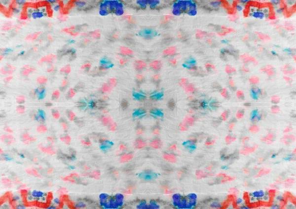 Wash Tie Dye Stroke Graurote Textur Kunst Patchwork Shibori Drip — Stockfoto