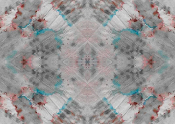 Tie Dye Blue Abstract Splash Modern Geometric Drawn Concept Red — Stock Photo, Image