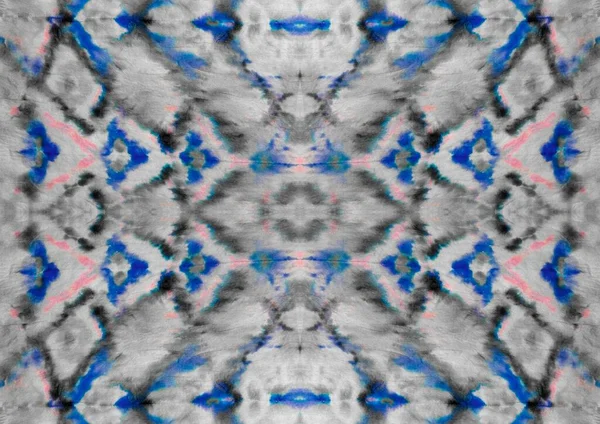 明るい水彩色テクスチャ ハンドアブストラクトスマッジ Geo Gradient Abstract Splat ブルーレッドのテクスチャ シームレスなマークを洗う アート水彩タイプ ブロブ — ストック写真