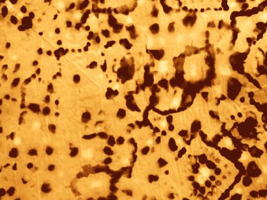 Çizgili Eski Antika Tuval. Bronzlaşmış hayvan parşömeni dokusu. Sarı Yırtık Sıkıntılı Boya. Kırsal Tan Suyu Rengi. Old Line Vintage Spot. Eski Rustik şablon sıçraması. Açık Tan Suluboya DokusuName