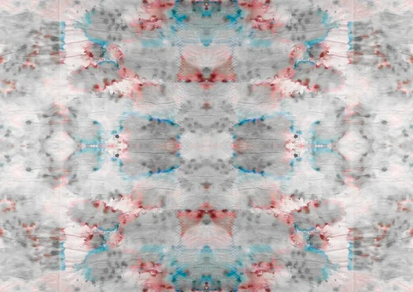ブルー グランジ ダイグレーシームレススマッジをタイ インク幾何学的なタイプの染料滴 グレーインクのテクスチャ 赤い色の染色体 赤いグラデーションのシームレスなステイン 略称はマーク 明るい水彩パステルパターン — ストック写真