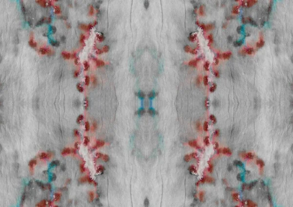 ダイグレーシームレススマッジをタイ 現代のアクエレル水溝 灰色の抽象的なスポット ブルー グランジ インクグラデーションシームレススプラット 赤い模様を洗う インクカラーブラシ アートマルチカラーしぼりブロブ — ストック写真