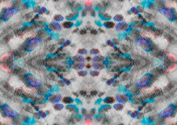 Blue Ink Texture Vorhanden Geo Creative Abstract Spill Graue Krawatte — Stockfoto