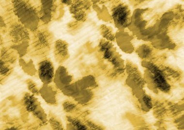 Soyut kravat boyama sanatı. Aquarelle Boya Fırçası. Sanatsal Kirli Kanva. Sert Kova Boyası. Bej Grafik Boyalı. Fırçalanmış doku. Eski Dişli Kağıt. Sarı Modern Boyalı.