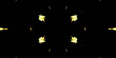 Sarı Fırçalı Kağıt. Ateş Etnik Boyalı Sanat. Parlayan Suluboya Yazısı. Maya Graffiti Tarzı. Karanlık Soyut Suluboya. Uzay Fırçalı Doku. Altın Huysuz Efekti. Gece Etnik Motifi.