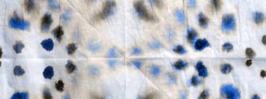 Mavi Sanatsal Kravat Boyası. Aquarelle Boya Fırçası. Kirli Sanatlar Tarzı. Soyut Kova dokusu. Soyut Geleneksel Boyalı. Fırçalanmış İpek. İndigo Dişli Kağıt. Graffiti Grunge..