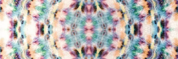 Folk Geometriska Sömlösa Tribal Tie Dye Batik Arabisk Målarkonst Folkoljefläck — Stockfoto