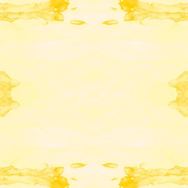 Yellow Geometric Motif Tie Dye Art Style Abstract Watercolor Summer — Stock Photo, Image
