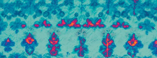 Блакитне Аквамаринове Мистецтво Зимовий Космос Red Tie Dye Print Блакитний — стокове фото