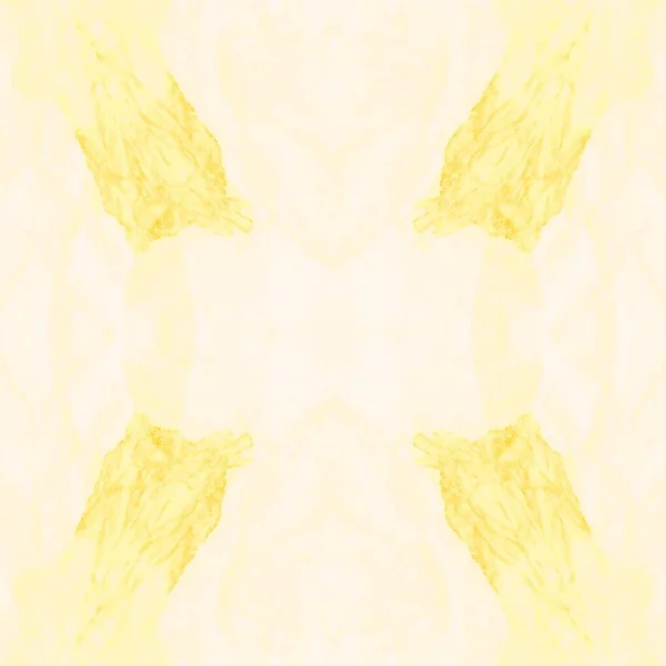 Белый Этнический Мотив Рисунок Галстука Золотая Кисть Аквареля Абстрактная Кисть — стоковое фото