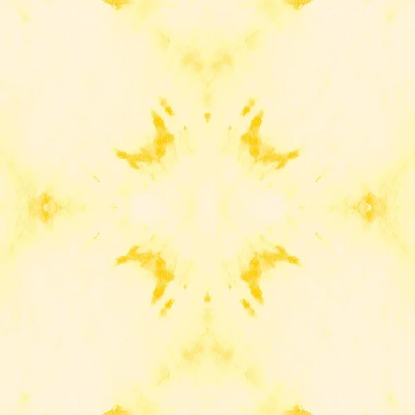 Geel Geometrisch Motief Gewassen Tie Dye Acid Abstract Aquarelle Oranje — Stockfoto