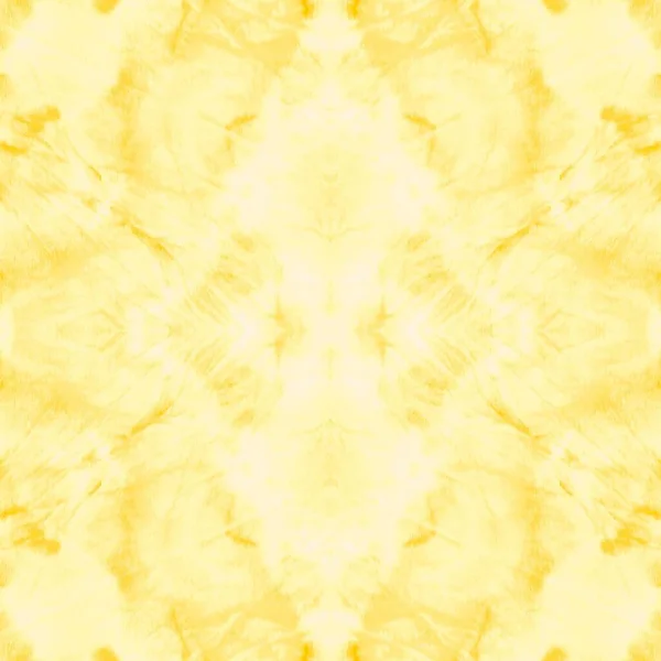 Enfeite Chevron Amarelo Amarra Dye Grunge Tinta Aquarela Brilhante Tinta — Fotografia de Stock