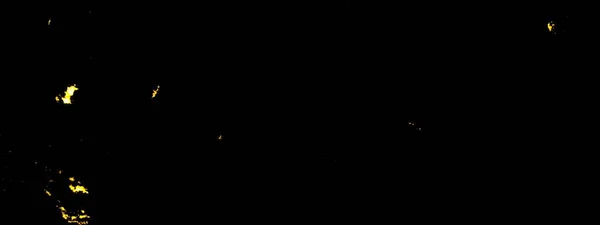 イエロー ウォッシュ サニー水彩ペイント ブラックダーティアートスタイル 金の抽象アクエラレル シャイン グラフィック 夜のブラシ素材 炎のブラシペイント 宇宙落書き — ストック写真