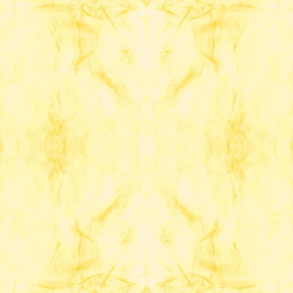 Azulejo Caleidoscopio Amarillo Arte Étnico Teñido Tinta Acuarela Jugosa Textura — Foto de Stock