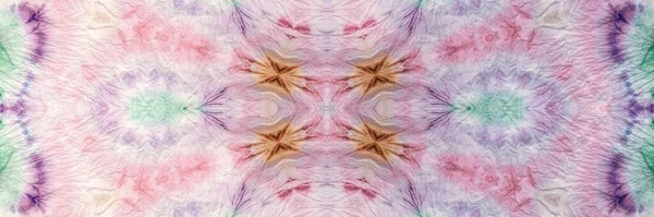 Pastel Geometrische Naadloos Light Tie Dye Design Tribal Geborsteld Materiaal — Stockfoto