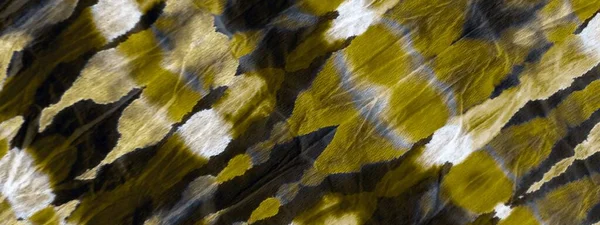 Black Tie Dye Batik Watercolor Paint Dirty Art Style Yellow — Fotografia de Stock