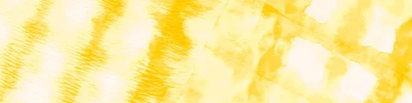 イエロー アーティスティックタイ ジューシーな水彩画 汚い水彩画 ブラーアクエラーレペイント ネオンラフアートスタイル ホリデーブラシペイント 金紙絵具 温かみのある油絵具 — ストック写真