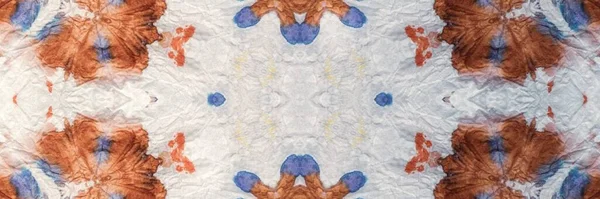 Riscas Cinzentas Repetidas Folk Washed Tie Dye Seda Escovada Água — Fotografia de Stock