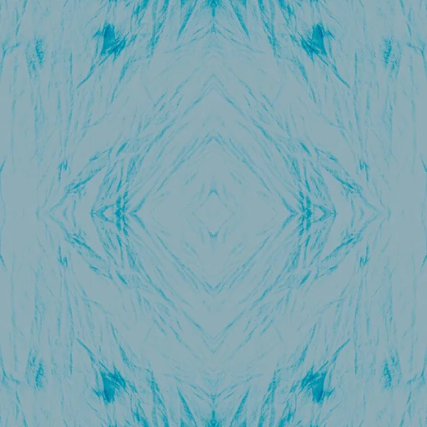 Cyan Yaratıcı Kravat Boyası Xmas Desenini Dondur Karlı Pürüzsüz Desen — Stok fotoğraf