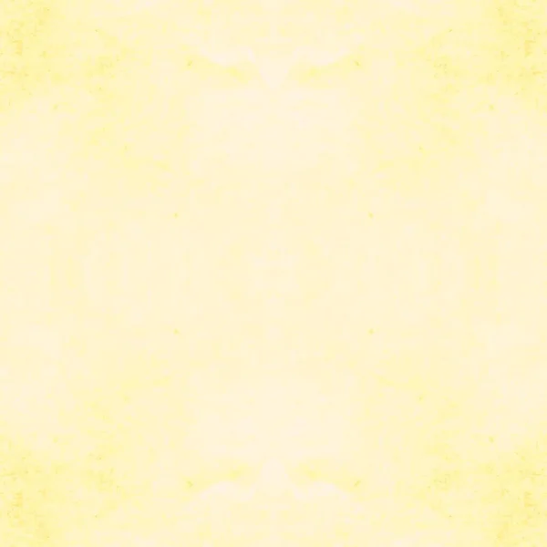 White Seamless Banner Krawattenfärbetextur Aquarellfarbe Verwischen Zitrusfrüchte Abstrakt Pinsel Gelbe — Stockfoto