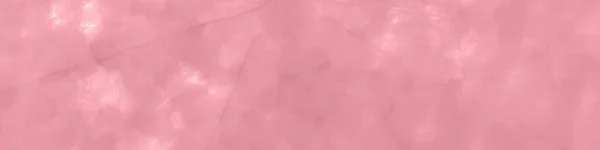 Pink Tie Dye Batik Akvarell Bläck Smutsiga Art Banner Korall — Stockfoto