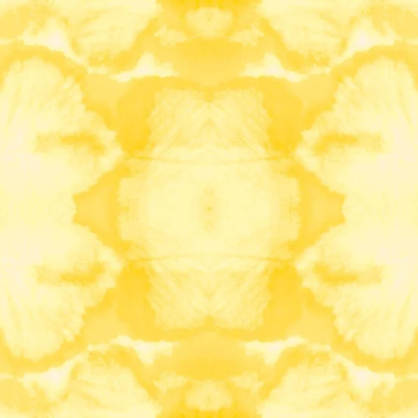 Zig Zag Sem Costura Amarelo Corante Laço Lavado Blur Abstract — Fotografia de Stock