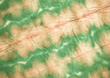 Yeşil kravat boyalı batik. Aquarelle dokusu. Kirli Arkaplan. Sarı suluboya boya. Klasik Grafik Boyalı. Fırça boyası. Eski Fırça Boyası. Bej Modern Boyalı.