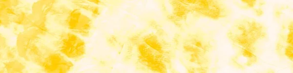 Patrón Tinte Lazo Amarillo Pintura Acuarela Dorada Arte Sucio Teñido — Foto de Stock