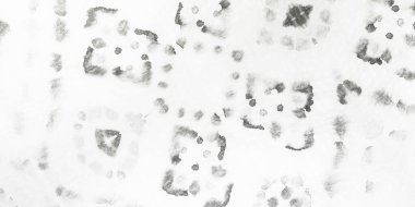 Gri kravat boyası baskısı. Beyaz Kağıt Arkaplanı Yıkadı. Karlı Karışık Suluboya. Hafif Halk Grunge. Parlak Stil Kağıt. Havalı Kirli Arkaplan. Siyah desenli tuval. Gri Soyut Boya Fırçası