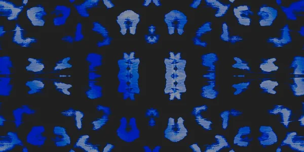 Toile Texturée Denim Blue Geometric Repeat Nuit Froide Style Art — Photo