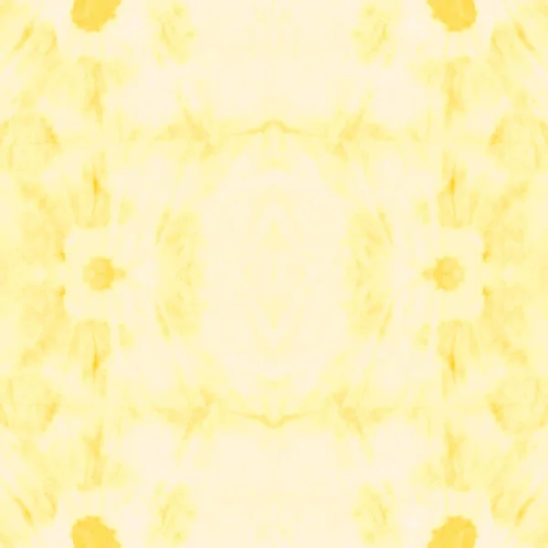 Warm Geometric Ornament Tie Dye Print Sunny Watercolor Ink Luminous — Stock Photo, Image