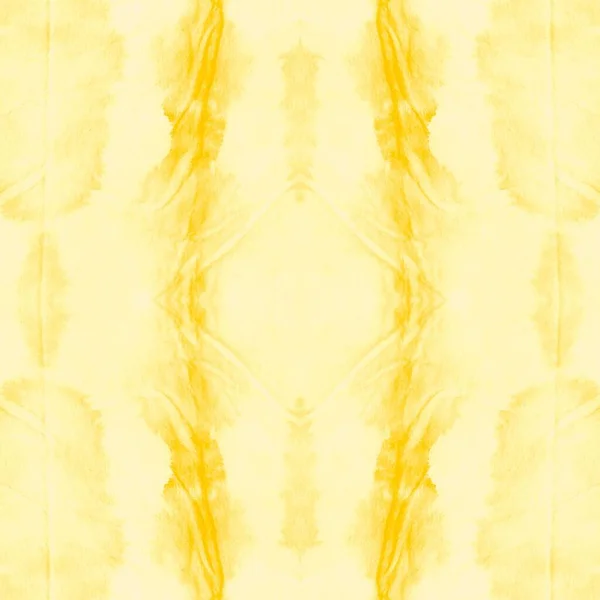 温暖的Ogee Motif 领带Dye Banner 好的Aquarelle画笔 被漂白的摘要 黄色油刷 模糊传统艺术 霓虹灯油墨水快乐艺术的卡瓦 — 图库照片
