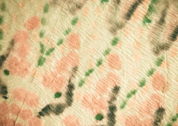 Πράσινη Καλλιτεχνική Γραβάτα Dye Άγρια Υδατογραφία Καφέ Παραδοσιακό Dyed Beige — Φωτογραφία Αρχείου