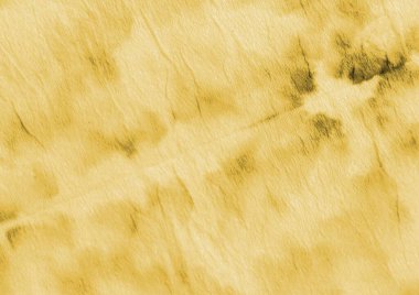 Sarı kravat boyalı batik. Aquarelle Boya Fırçası. Kirli Arkaplan. Sarı Kova deseni. Yaşlanmış Grafiti Tarzı. Fırçalanmış doku. Eski Dişli Kağıt. Klasik Geleneksel Boyalı.