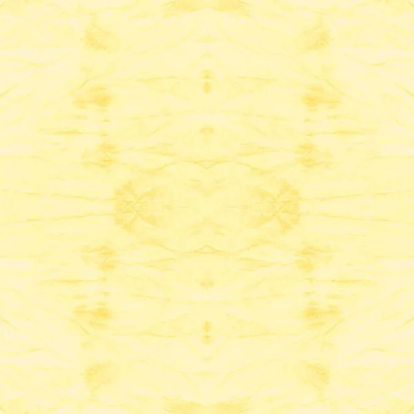 White Geometrical Tile Tie Dye Print Sunny Abstract Print Citrus — Stock Photo, Image