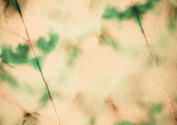 Pastell Bindfärgning Batik Aquarellfärg Smutsig Bakgrund Grön Aquarelle Textur Vintage — Stockfoto